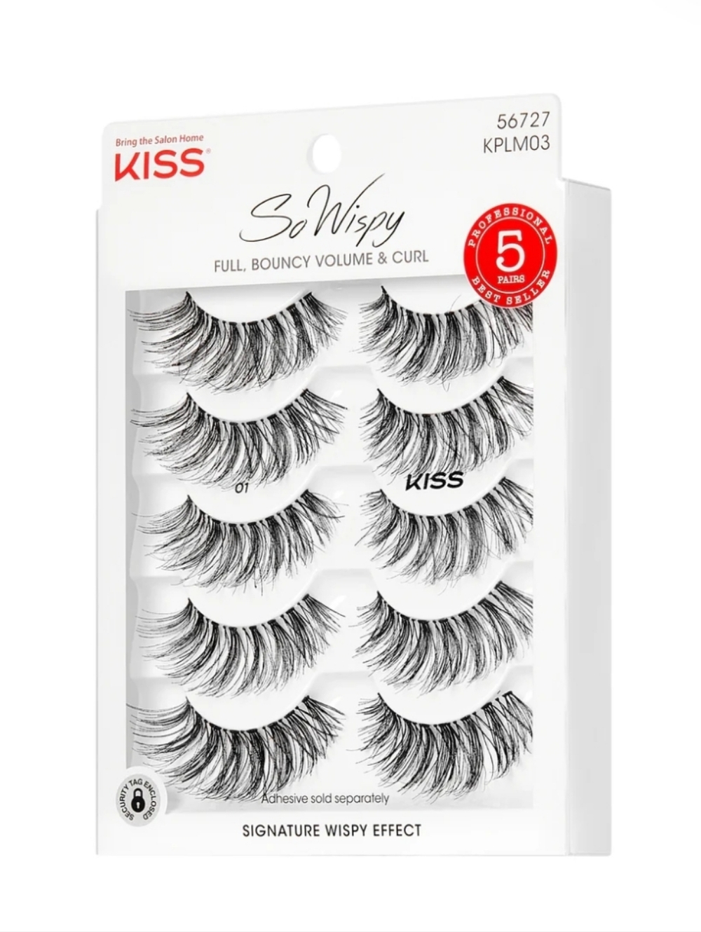 NWT 2 For $10 KISS So Wispy False Eyelashes